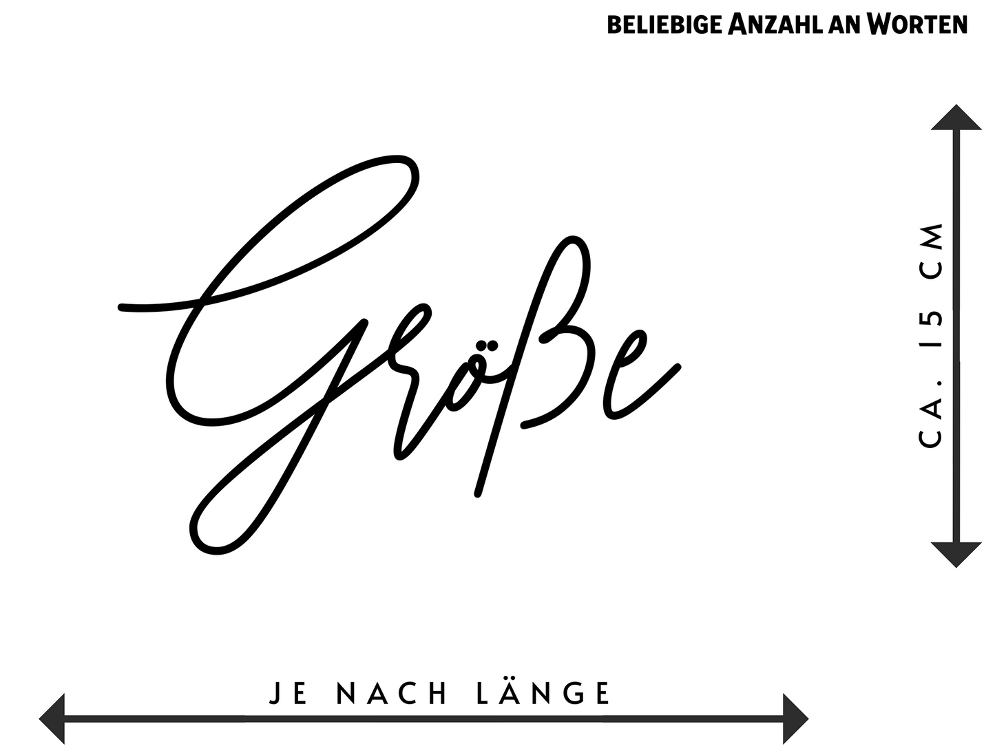 Personalisierter 3D-Schriftzug | Minimalistischer Schriftzug für Eingangsbereich & Flur | ohne Bohren | Geschenk Deko | ultraleicht + nachhaltig