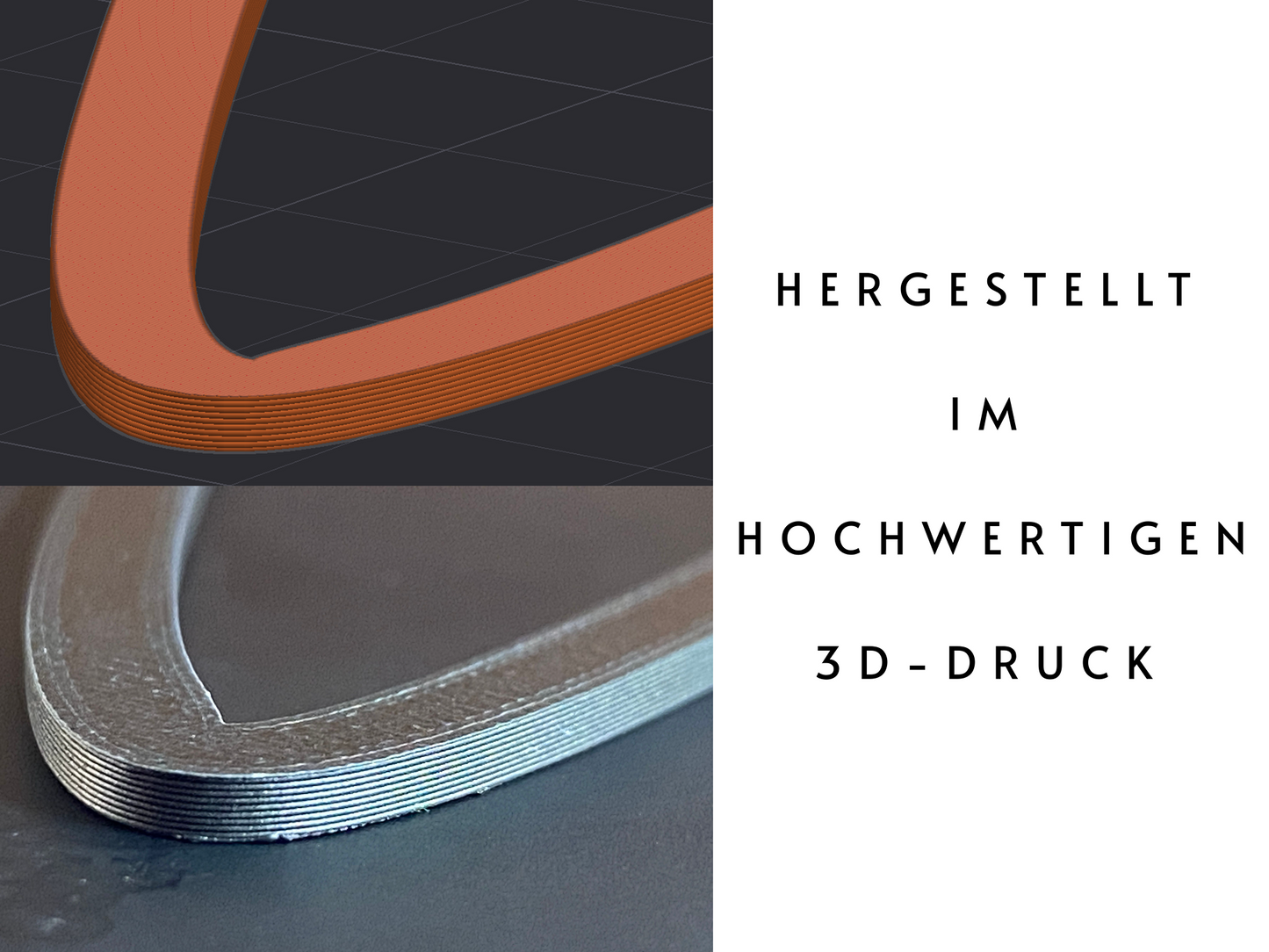 3D Wanddeko "Griaß di" | Minimalistischer Schriftzug für Eingangsbereich & Flur | ohne Bohren | Geschenk zum Einzug | leicht + nachhaltig