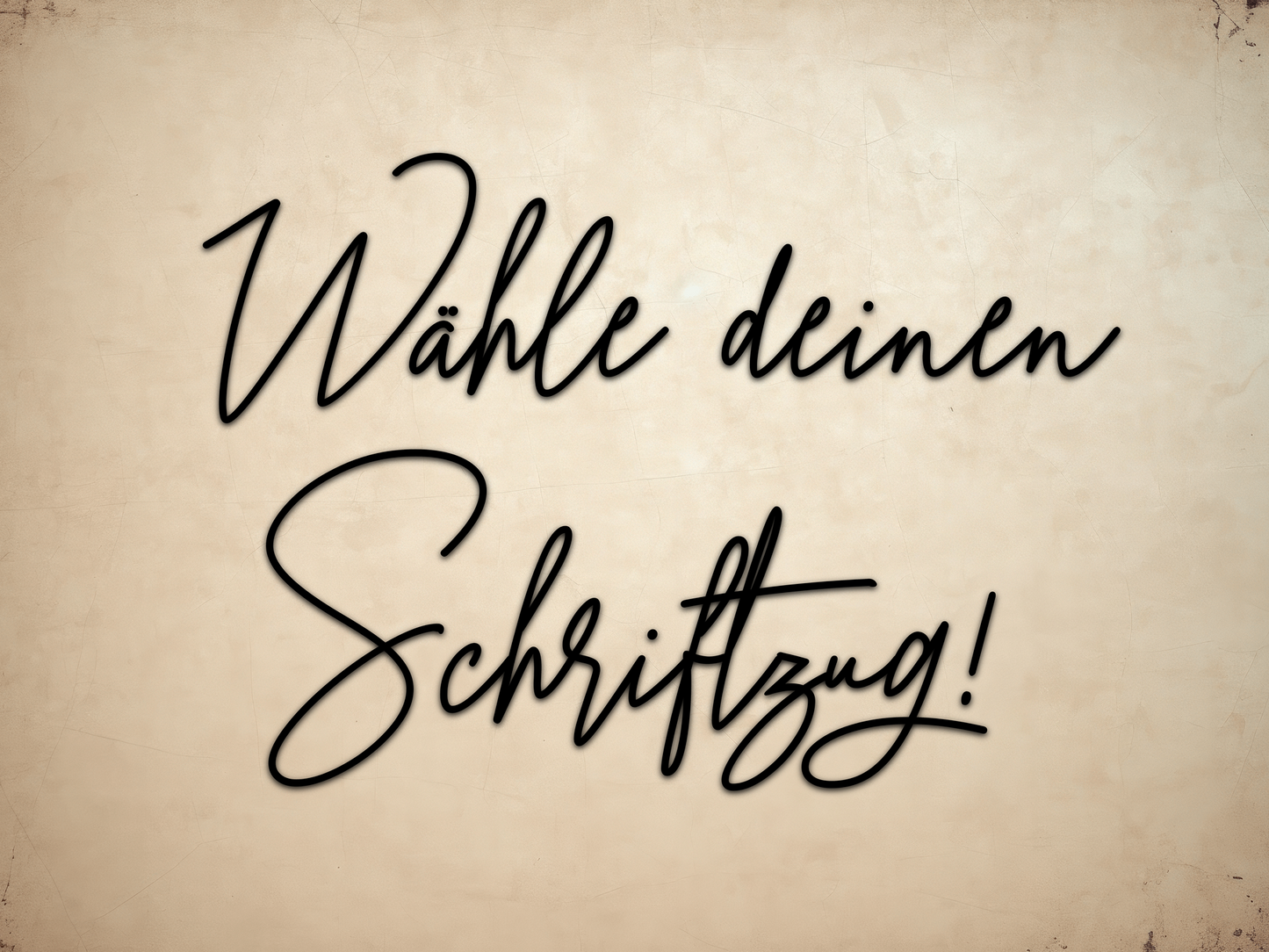Personalisierter 3D-Schriftzug | Minimalistischer Schriftzug für Eingangsbereich & Flur | ohne Bohren | Geschenk Deko | ultraleicht + nachhaltig