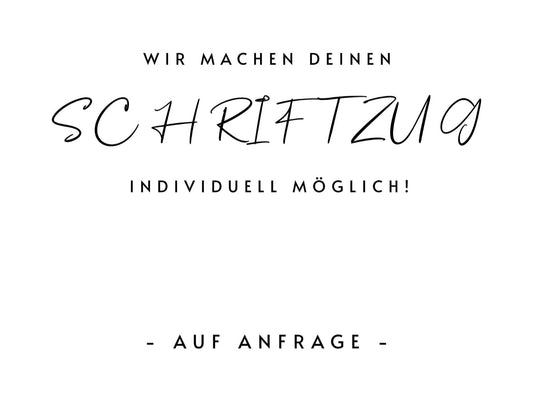 Personalisierter 3D-Schriftzug | Minimalistischer Schriftzug für Eingangsbereich & Flur | ohne Bohren | Geschenk Deko | ultraleicht + nachhaltig